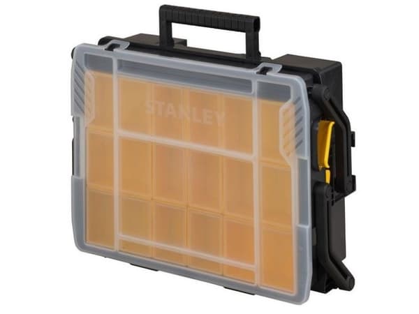 Stanley STST1-75540, Förvaringslåda för smådelar, Plast, Svart, Transparent, 400 mm, 420 mm, 315 mm