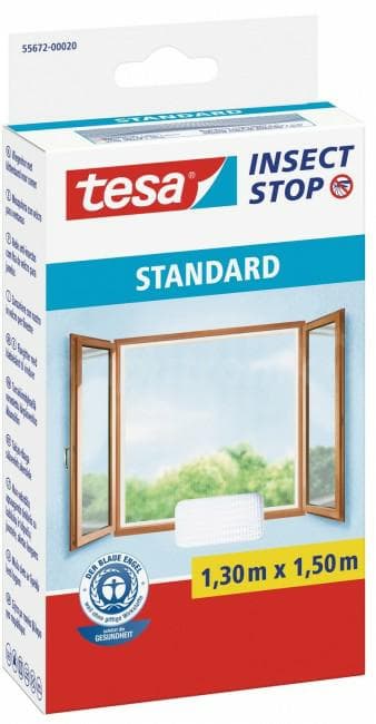 TESA IKKUNAN HYTTYVERKKO, VALKOINEN 1,3 m x 1,5 m STANDARDI