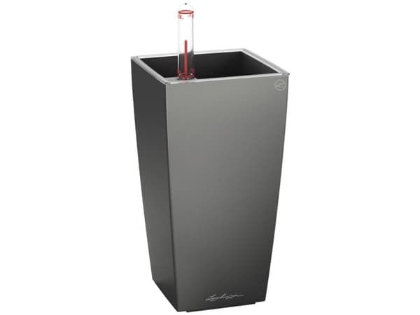 LECHUZA MINI-CUBI, Istutusruukku, Vapaasti seisova, Akryylinitriilibutadieenistyreeni (ABS), Metallinen, Sisätila, Putoamisenkestävä, UV resistant