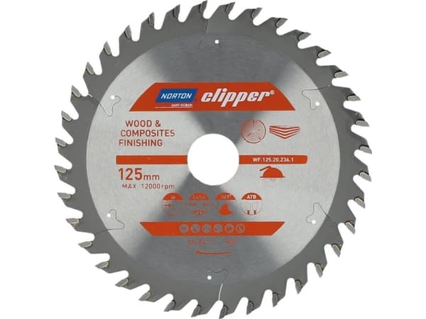 NORTON NORTON TARGET TOOL Saw 125mm x 20mm x 36z TRÄ OCH SAMMANSÄTTNINGAR ATB