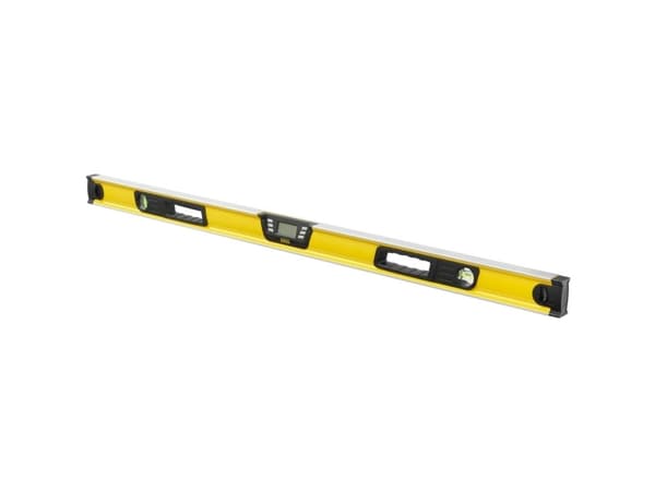 Stanley FatMax, Vattenpass, 1,2 m, Svart, Gul, %, Grad, LCD