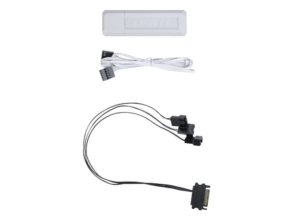 Lian Li RF-T-W, Hvit, 2400 MHz, USB Type A port, 9-pin