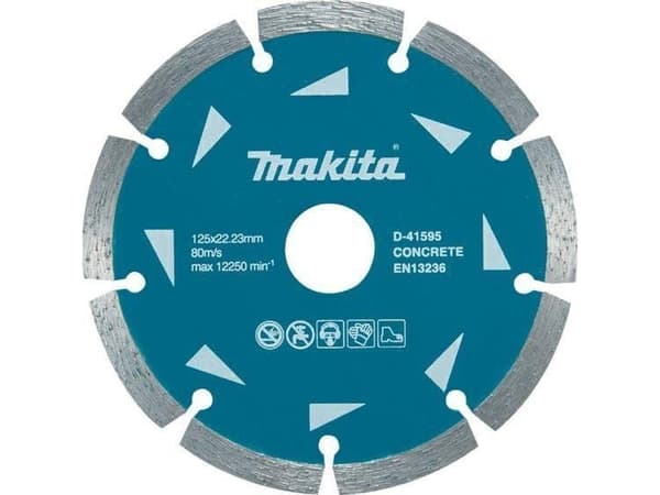 MAKITA DIAMOND BLADE 125x22.23mm SEGMENT (DRY) CONCRETE
