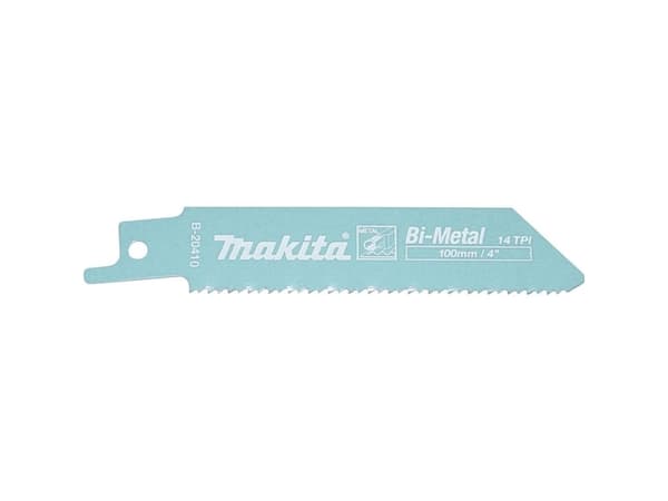 Makita B-20410, Figursågblad, Metall, Bimetall, Blå, 10 cm, 3 mm