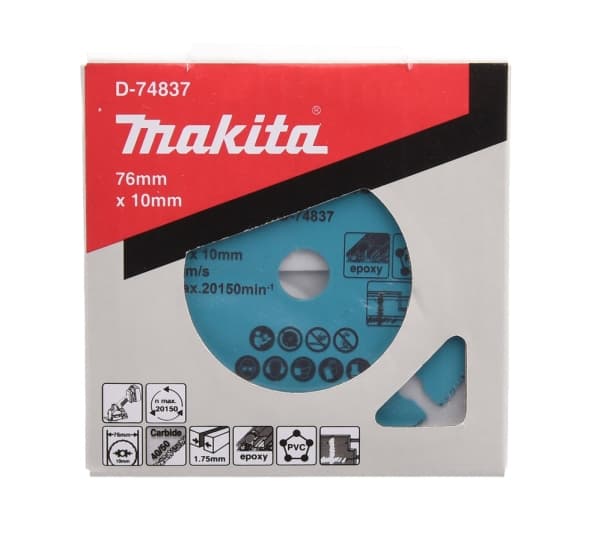 Makita D-74837, 1 cm, 7,6 cm, 1 styck