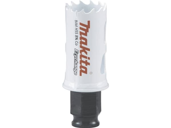 Makita E-03698, Single, Borr, Stål, Gjuten aluminium, Plast, Trä, Rostfritt stål, Vit, Bimetall, 4,4 cm