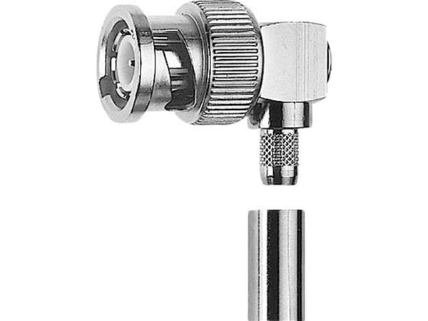 Telegärtner 100023456 100023456 BNC-kontakt Stickpropp, vinklad 75 Ω 1 st