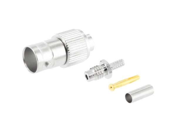 Telegärtner 100027517 100027517 BNC-kontakt Anslutning, rak 75 Ω 1 st