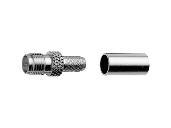 Telegärtner 100024761 100024761 R-SMA-kontakt Anslutning, rak 50 Ω 1 st