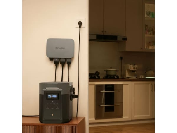 EcoFlow PowerStream 800W - Solkraft inverter - 800 watt - Bluetooth, Wi-Fi - utgangskontakter: 2