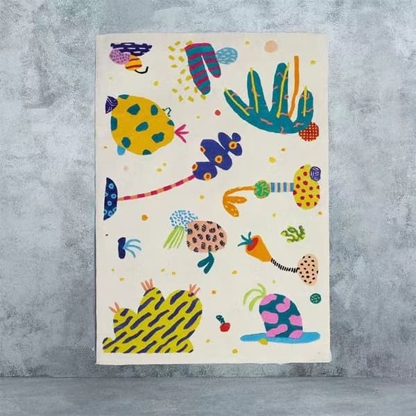 Matto, lasten ryömintämatto, 140 x 80 cm, beige