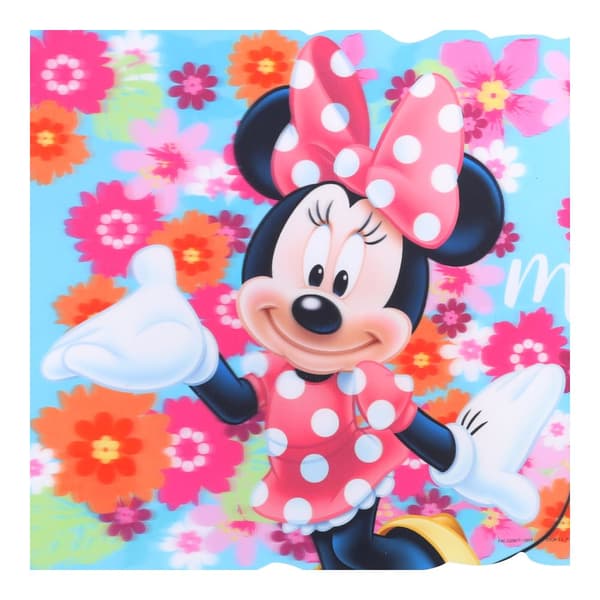 Muotoiltu muovityyny 43x28cm MINNIE BLOOM