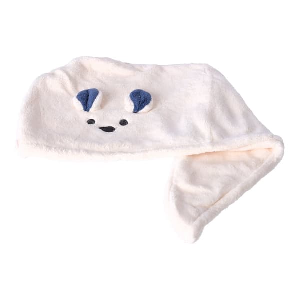 Superabsorberande hårhandduk, hårturban - beige
