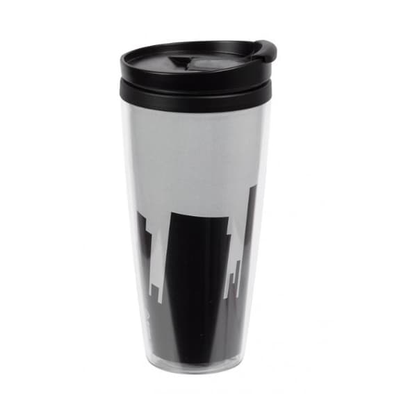 Batman termisk krus, 250 ml - sort og grå, LICENSERET, ORIGINAL PRODUKT