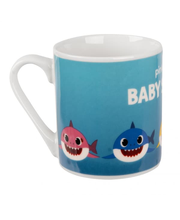 Baby Shark porcelæn krus 230 ml, LICENSERET, ORIGINAL PRODUKT