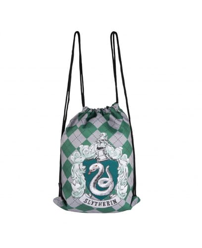 Harry Potter stof rygsæk - Slytherin, 43x32 cm LICENSERET, ORIGINAL PRODUKT