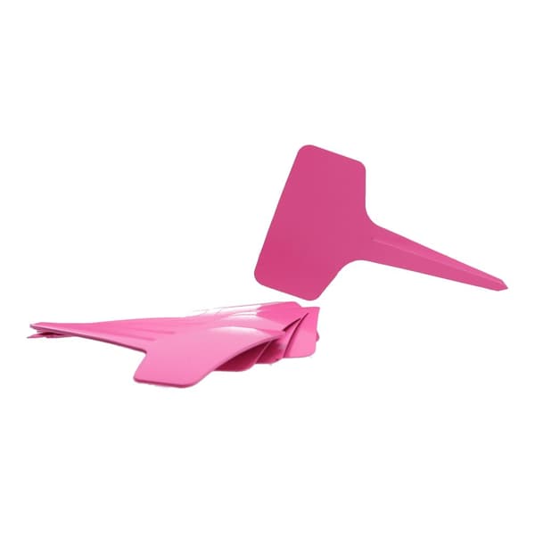 Etiketter til planter og frø - sæt med 10 - pink