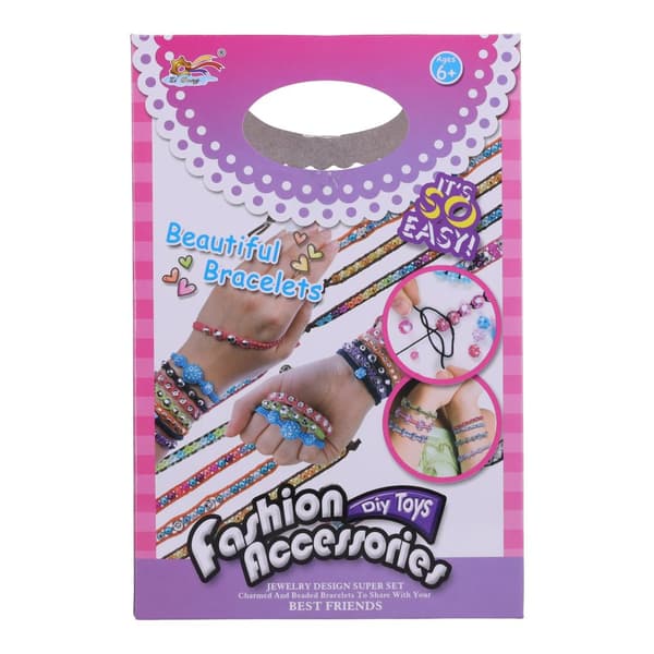 Ett kreativt kit för att väva armband