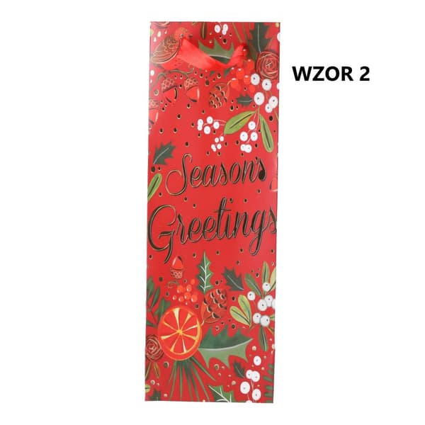 Julegavepose 35x12x10 cm Blanding af mønstre