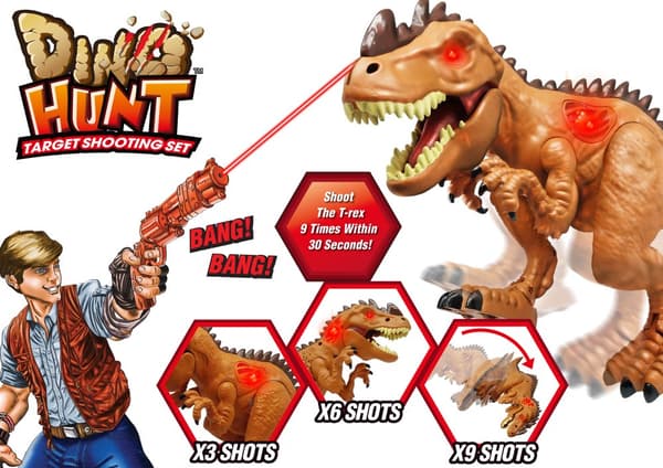 Dinosaurjagt - arkadelegetøj fra Dragon-i Toys