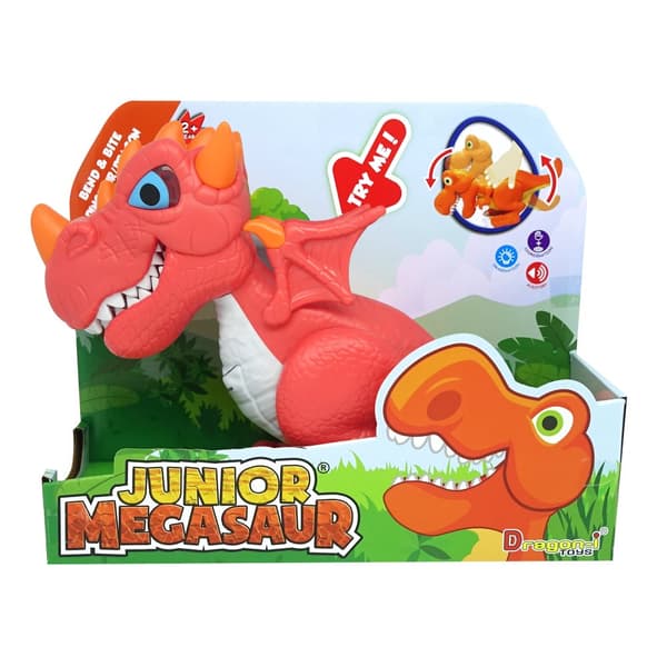 Junior Megasaurus interaktiv legetøjslyslyd Dragon-i Toys