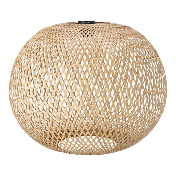 Bambupallon muotoinen riippuvalaisin – 40 cm (luonnollinen väri)
