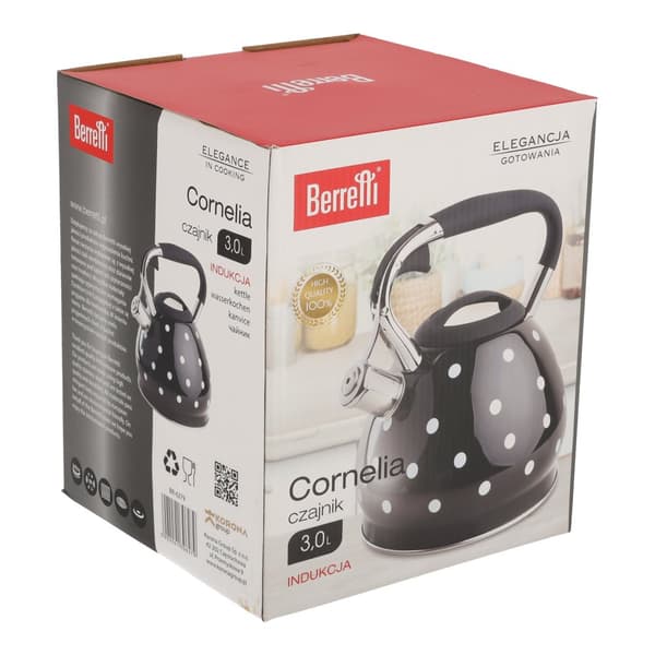 BERRETTI CORNELIA elkedel 3 l sort