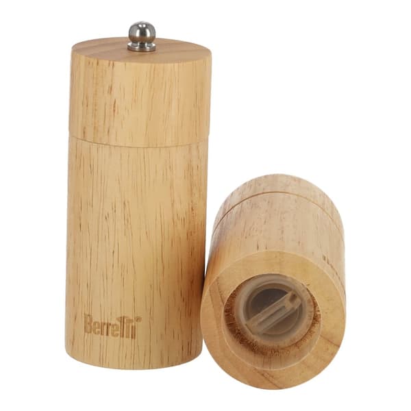 BERRETTI suolasirotin ja pippurimylly kumipuuta 5x11 cm