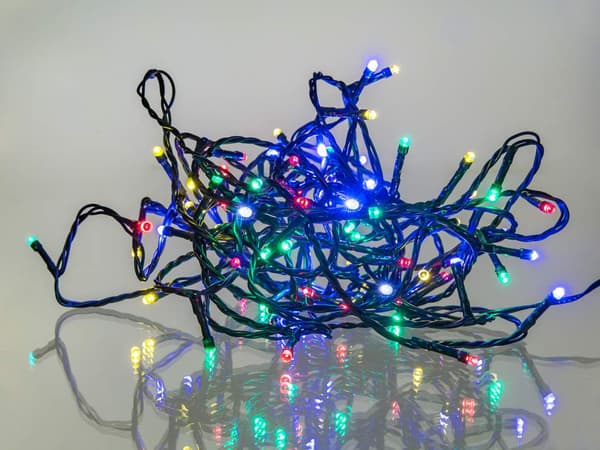 Garland 120 LED, 9m + 3m, 230V, väri