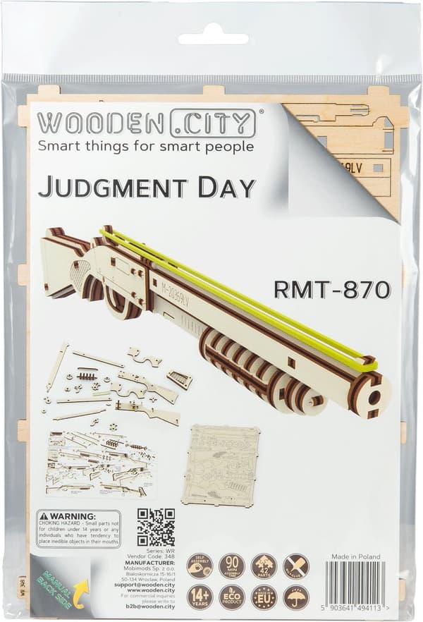 Træ 3D-puslespil - Judgament Day RMT-870 Pistol