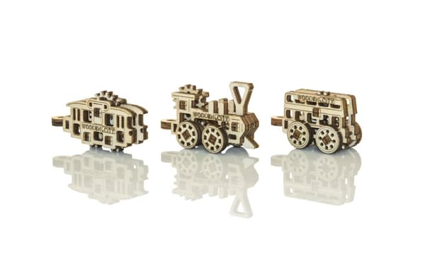 Træ 3D-puslespil – Offentlig transport