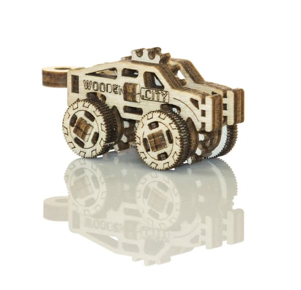 Træ 3D-puslespil – lastbiler