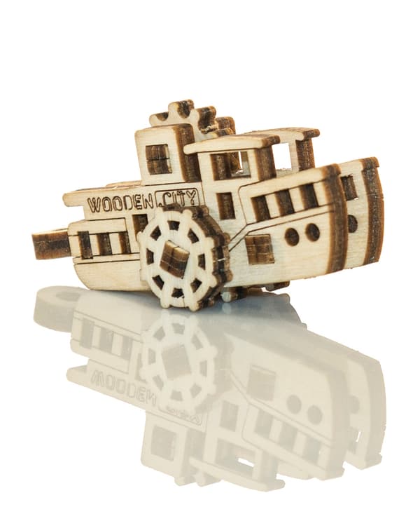 Træ 3D-puslespil – skibe