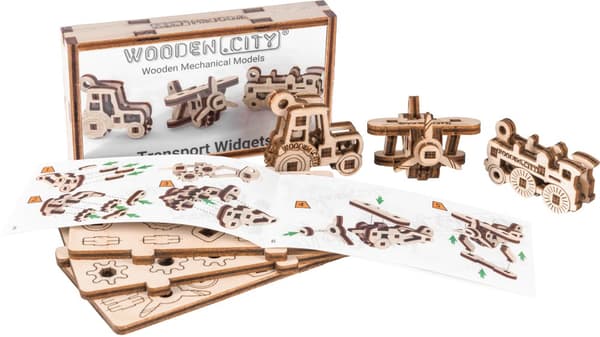 Træ 3D-puslespil – Transport-gadgets