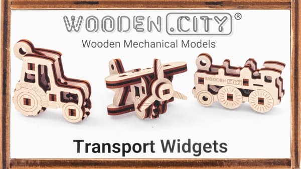 Træ 3D-puslespil – Transport-gadgets