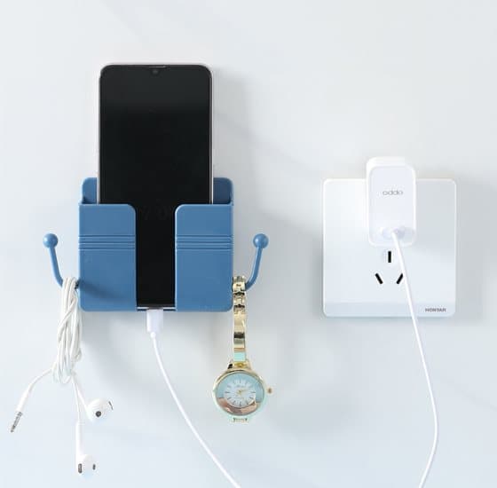 Organizer/vägghållare för mobiltelefon - gul