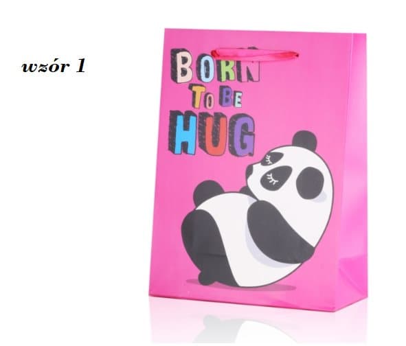 Panda presentpåse 24cm x 18cm