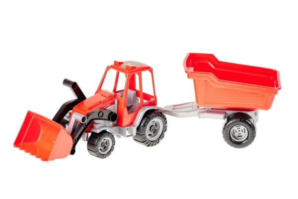 Traktor med lastare och släp – modell 138