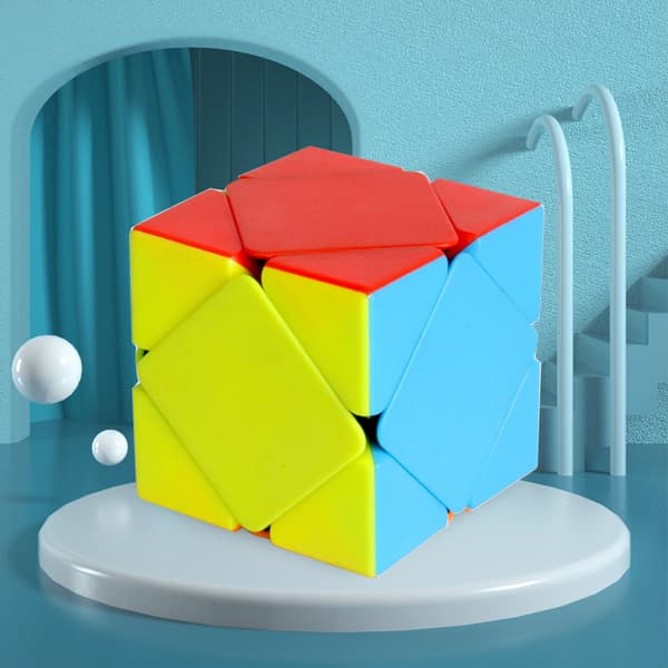 Moderne puslespil, logikterning, Rubiks terning - Skewb, type II
