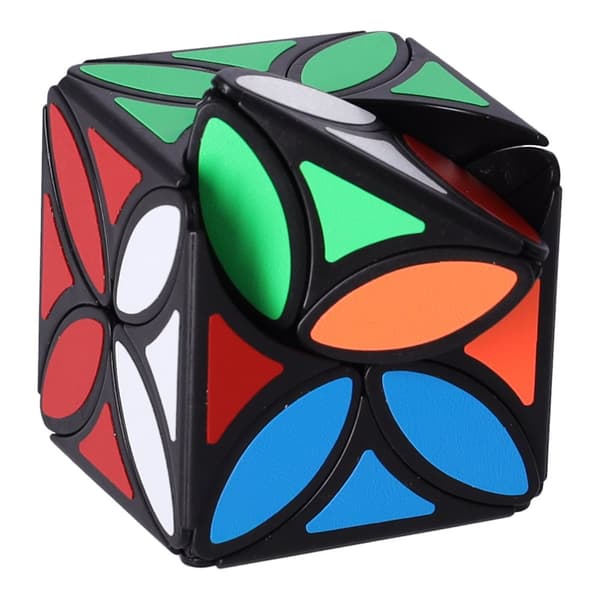 Moderne puslespil, logisk terning, Rubik's Cube - Leaf Clover, type III