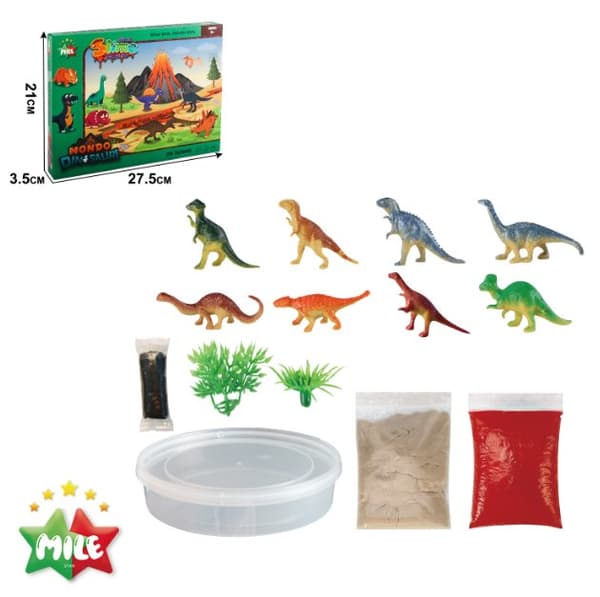 3D dinosaur scene DIY