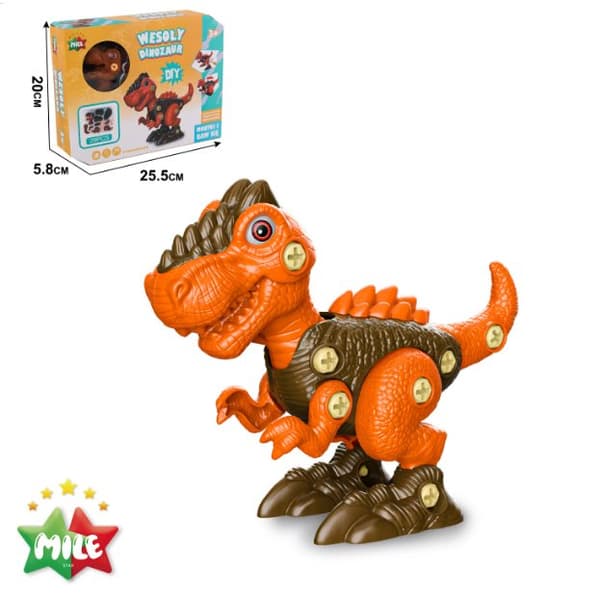 DIY byggesæt til montering - Munter Tyrannosaurus