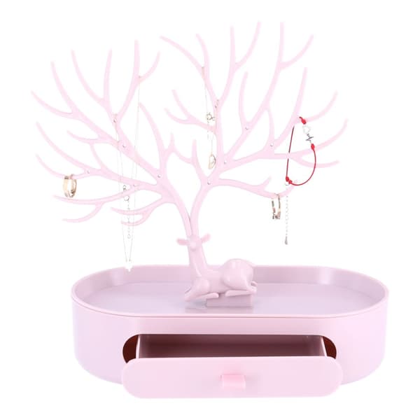 Antler smycken förvaringsställ - rosa