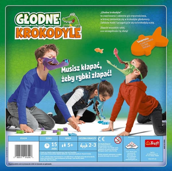 Trefl: Arcade-peli - Nälkäiset krokotiilit