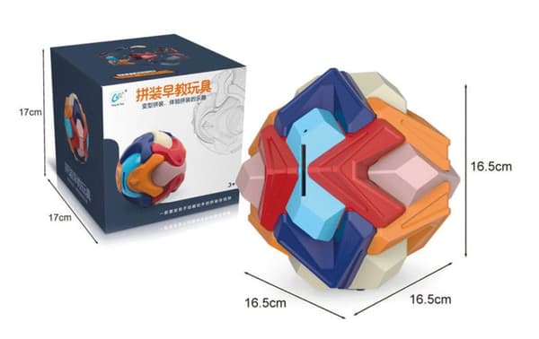 Spargris, kugle til foldepuslespil, 3D-puslespil - tablet
