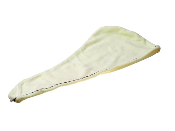 Superabsorberende turban hårhåndklæde i mikrofiber, LYSGUL
