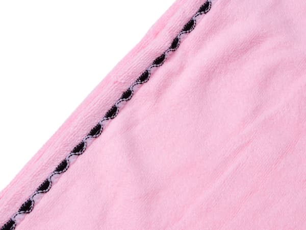 Superabsorberende hårhåndklæde, mikrofiber turban, LYS PINK