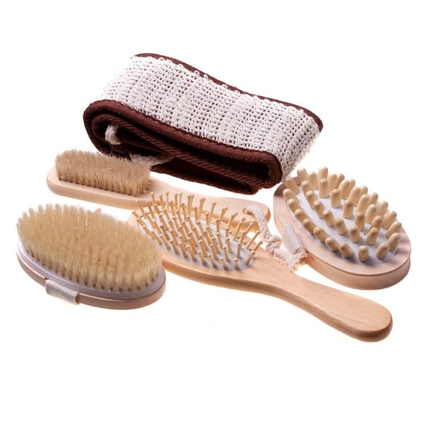 Relaxation SPA Set - presentkorg med tvättlappar och massage (5 element)