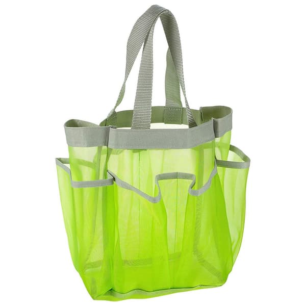 Mesh strandväska för leksaker - grön