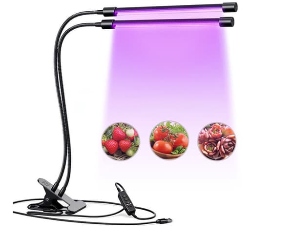 LED-lampa för att odla växter hemma eller på kontoret